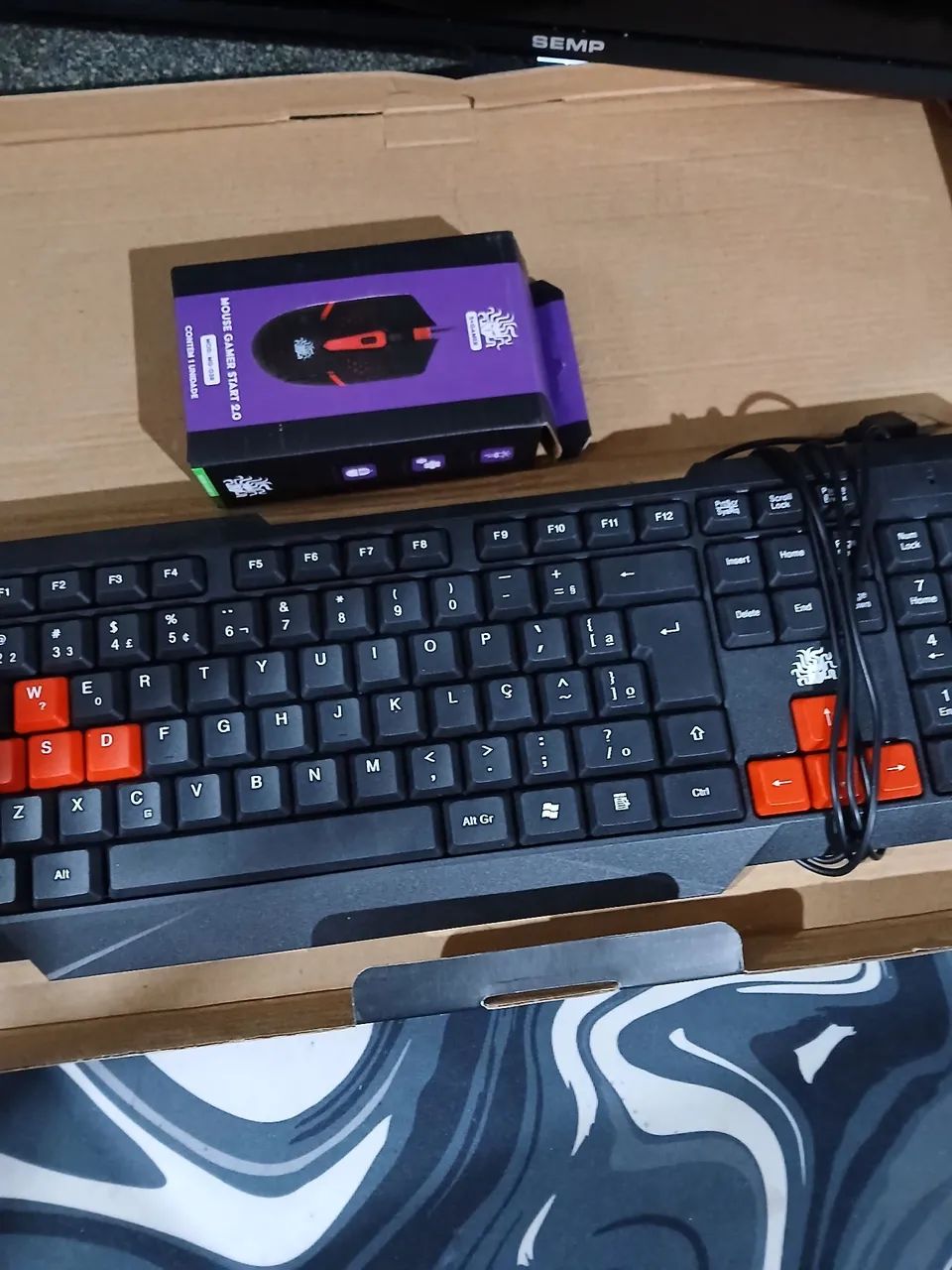 Teclado, mouse e fone - Foto 2