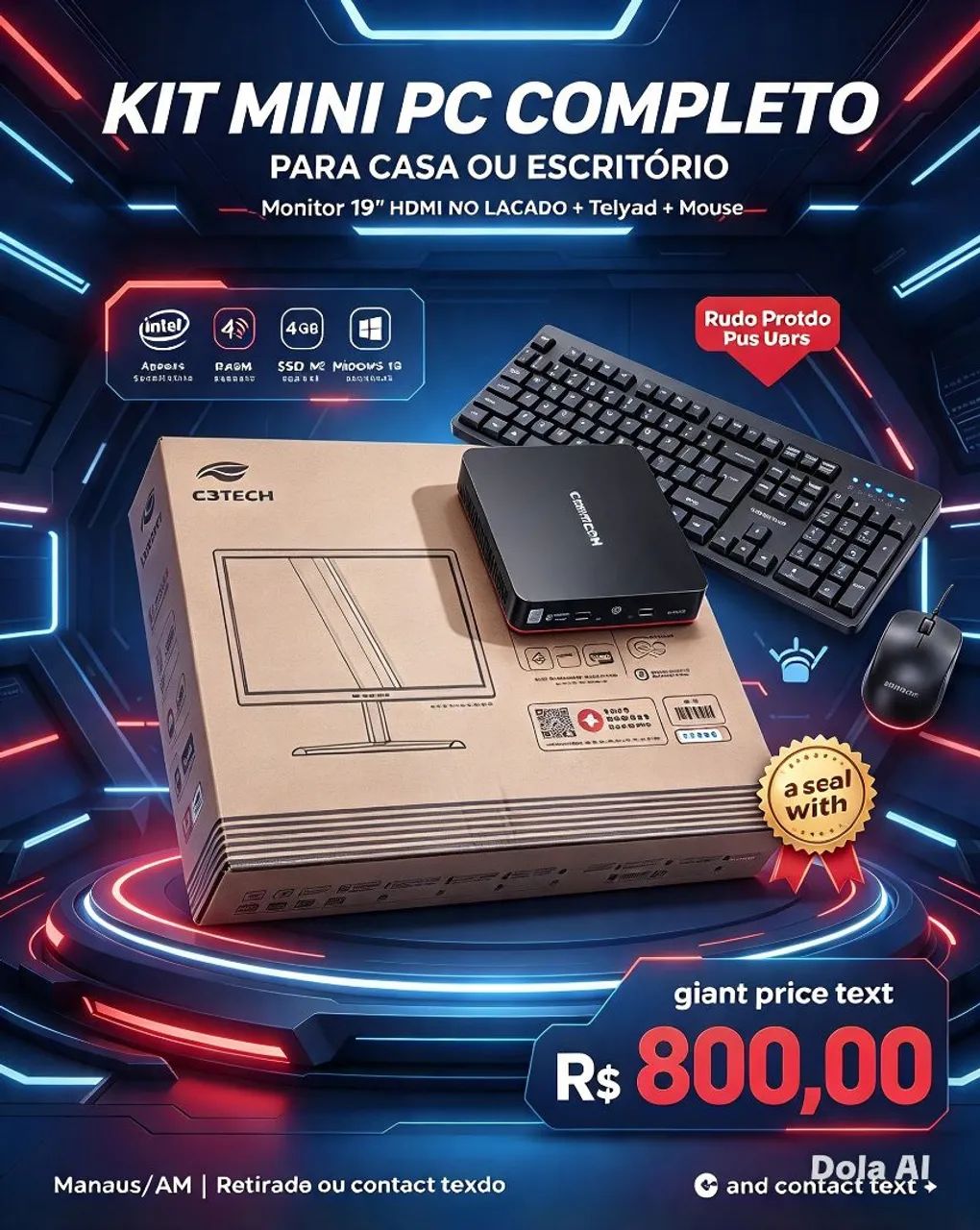 Computador escritório 