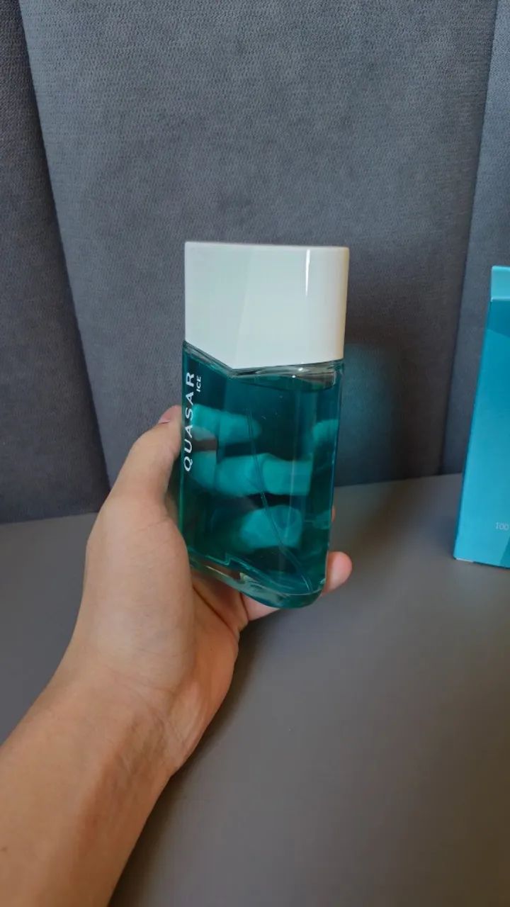 Perfume Quasar Ice Original O Boticário 100ml + Caixa | Excelente Estado - Foto 2
