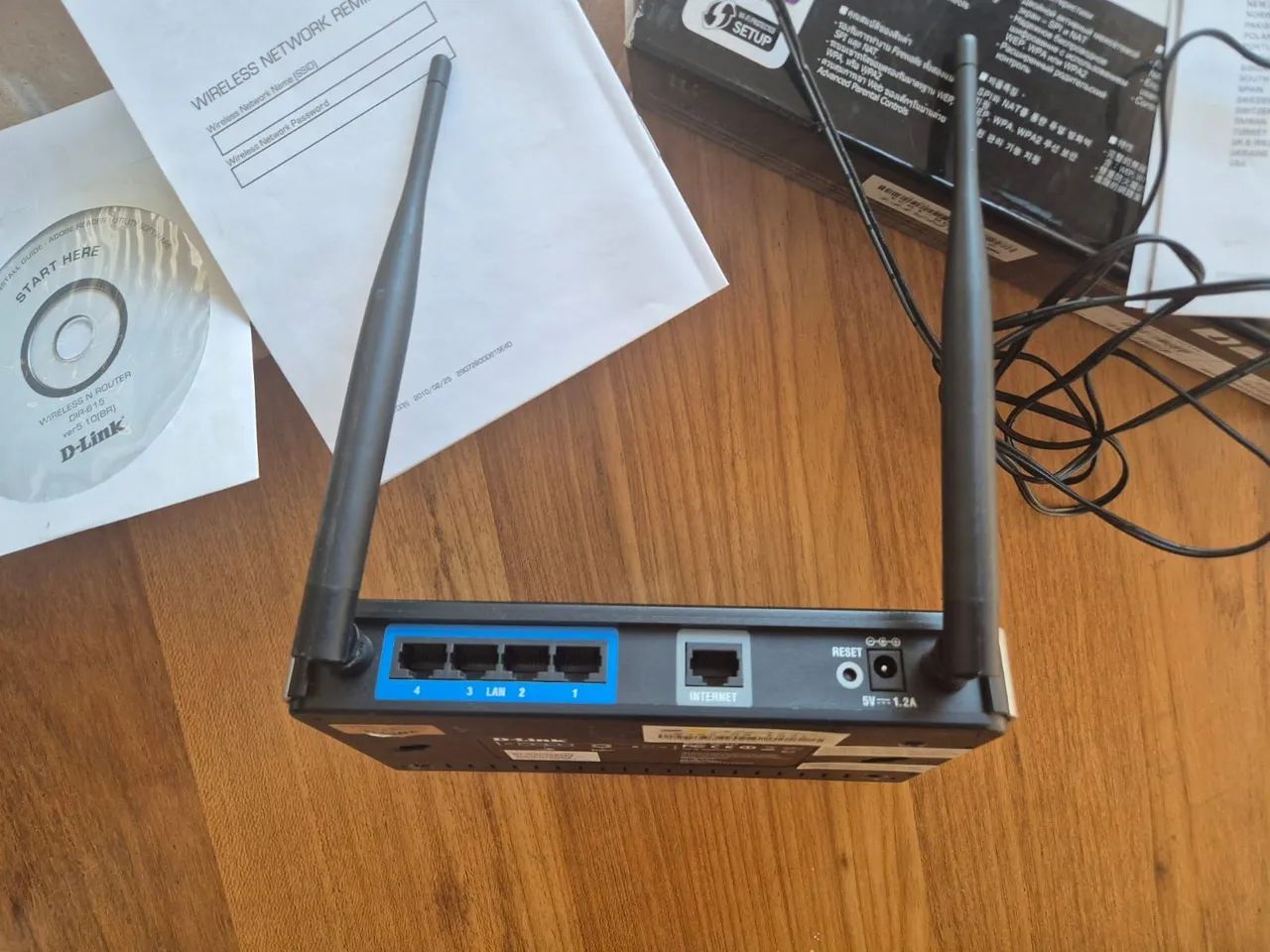 Roteador D-Link DIR-615 Wireless N300 300Mbps com Caixa - Foto 4
