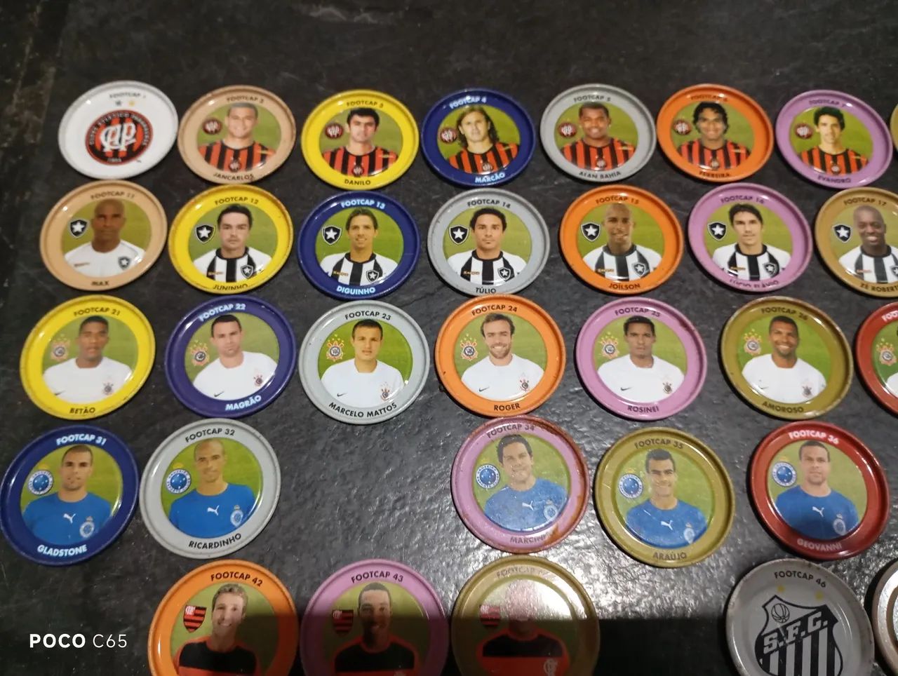 Footcaps tazos de metal quase completa  - Foto 2