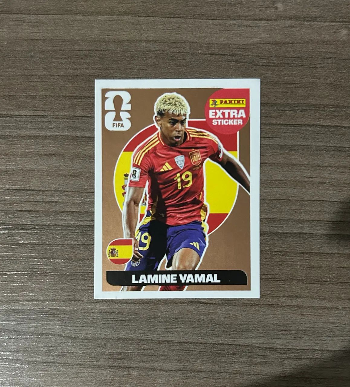 Figurinha Lamine Yamal legend versão Bronze 