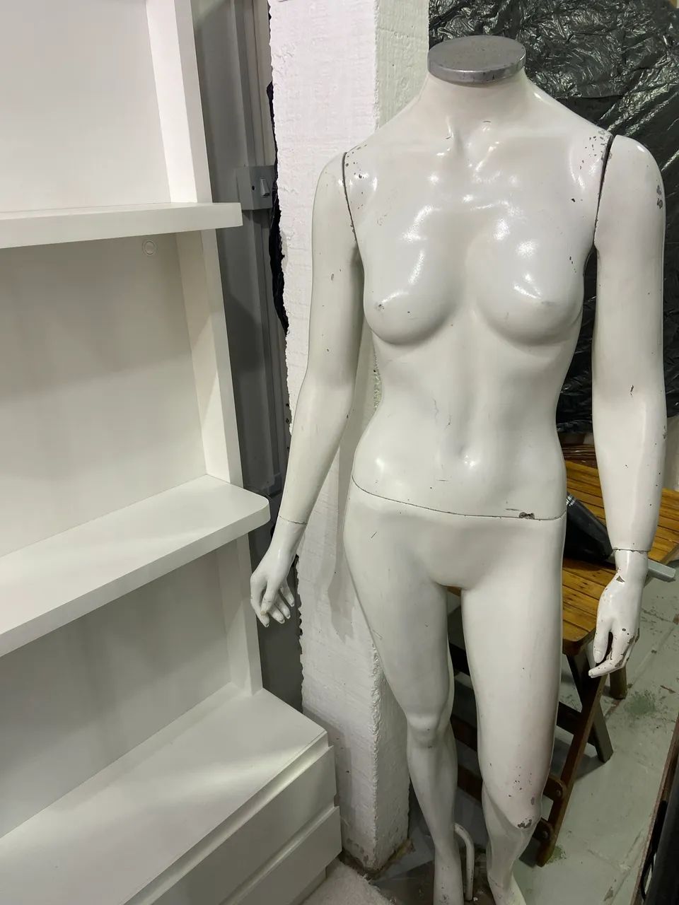Manequim Feminino Fibra 