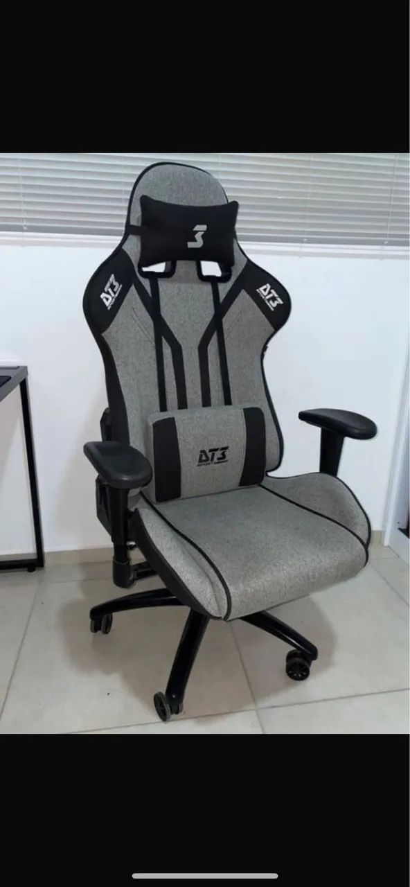 Ergonomic Gaming and Office Chair with Adjustable Backrest and Fabric Upholstery