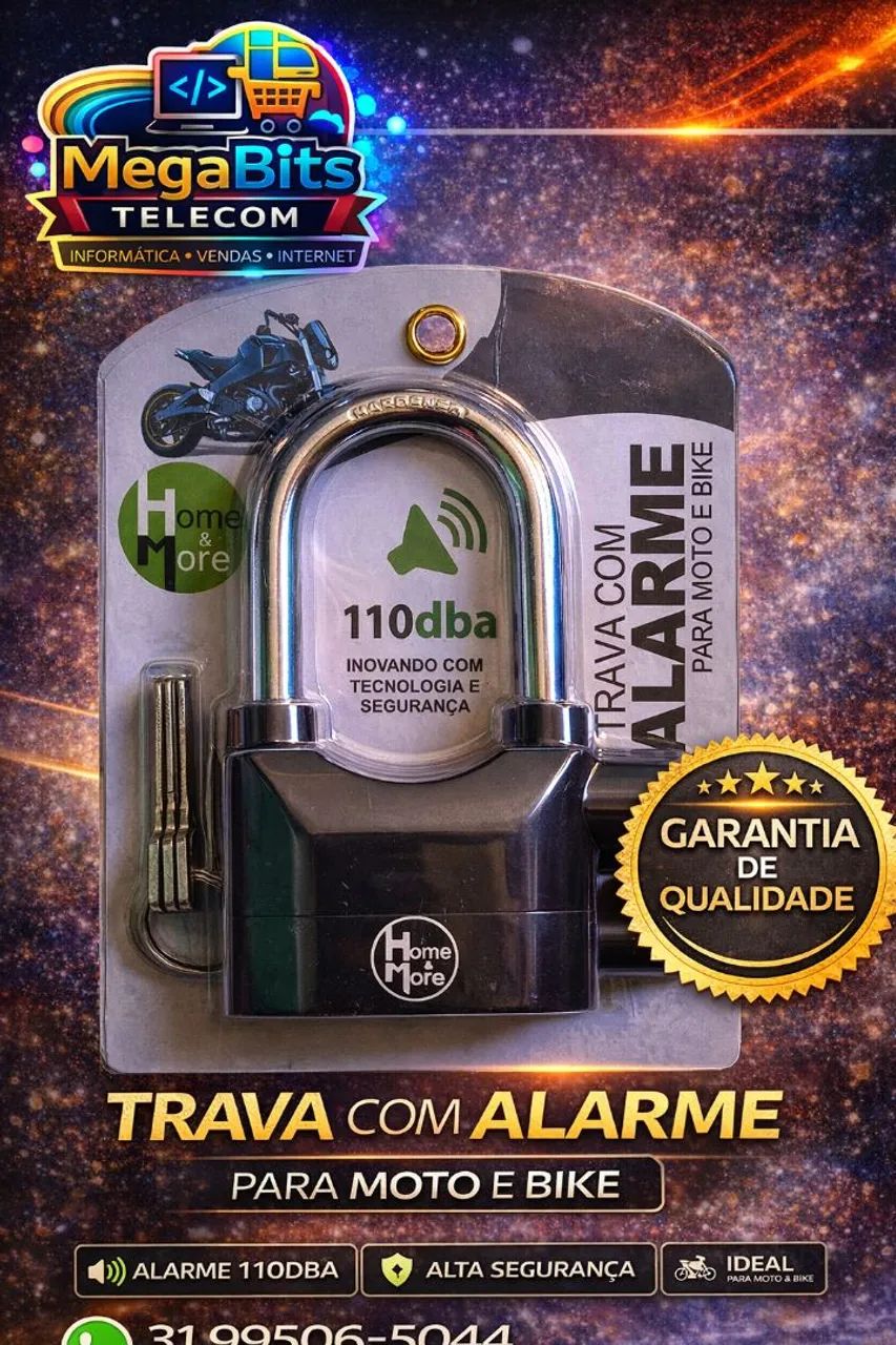 Cadeado com alarme