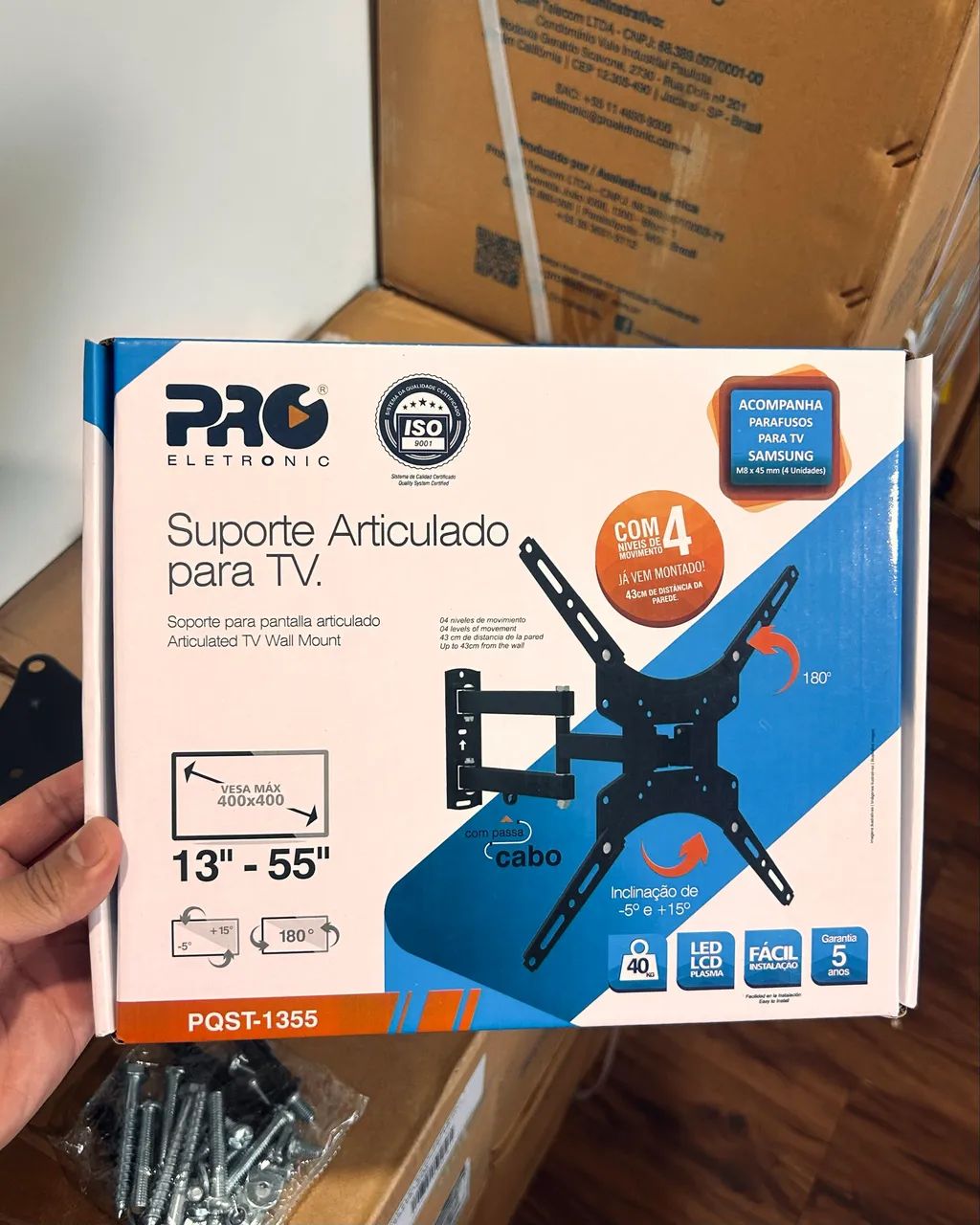 Suporte de Tv Articulado Braço de 43cm 13 a 55 Polegadas ( Promoção ) - Foto 2