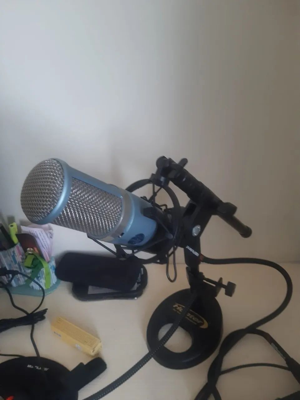 Microfone AKG 420 + Interface Q24 Vedo - Foto 3