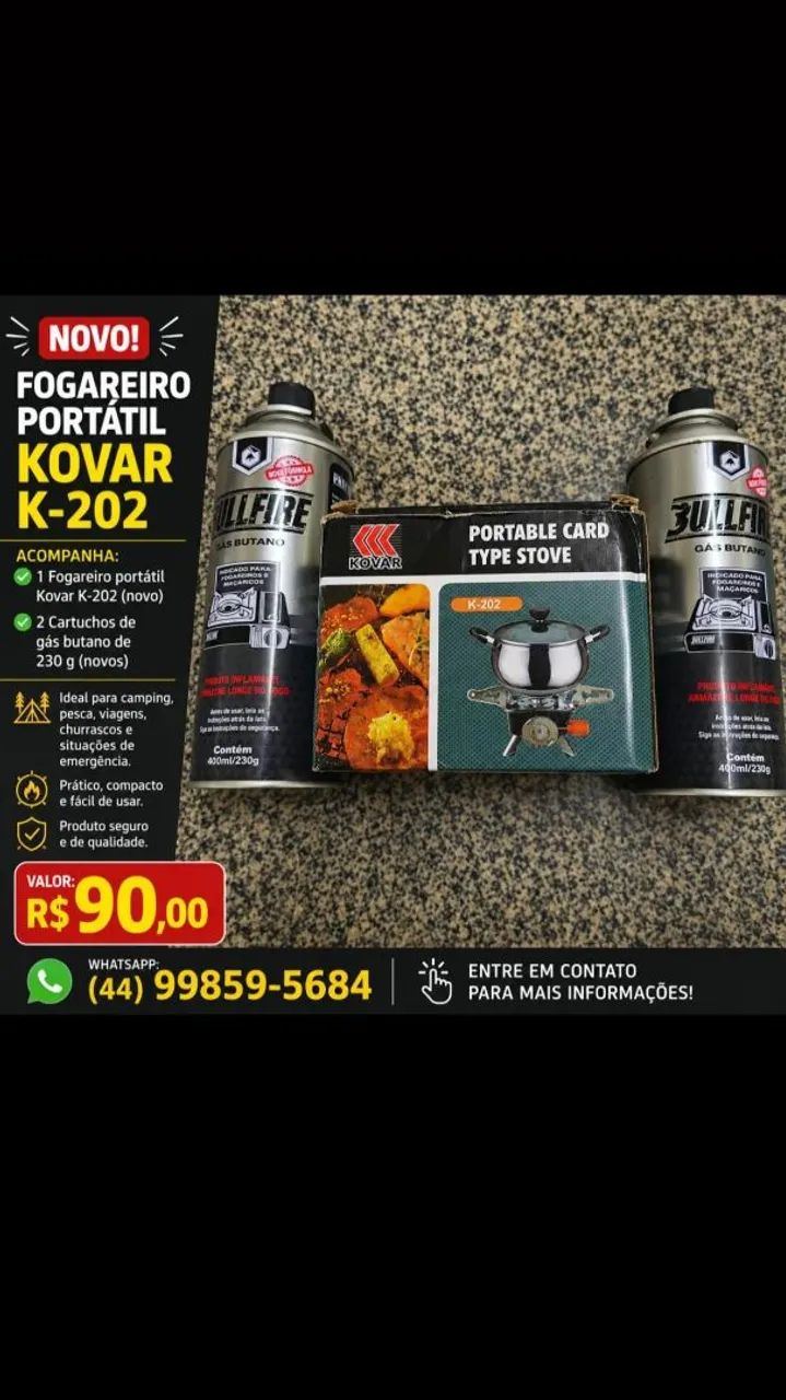 FOGÃO PORTÁTIL 