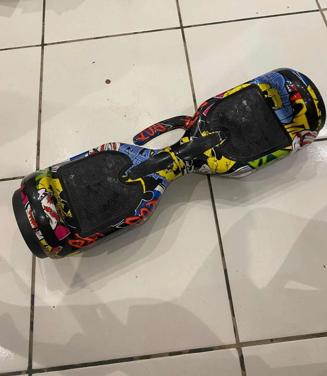  Skate eletrico Hoverboard Bluetooth com led e capa protetora - Foto 2