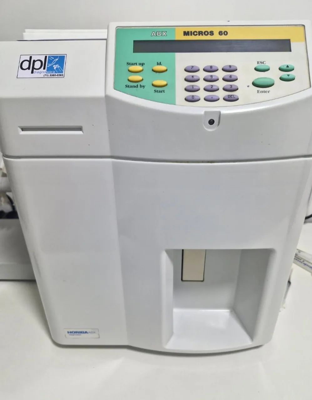 ABX Micros60, Centrífuga Kasvi, Microscópio Infinity e Estufa de secagem Odontobras