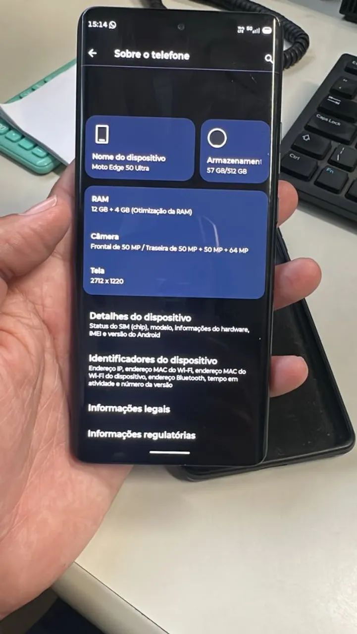 Edge 50 Ultra 512GB 12GB de ram - Foto 3