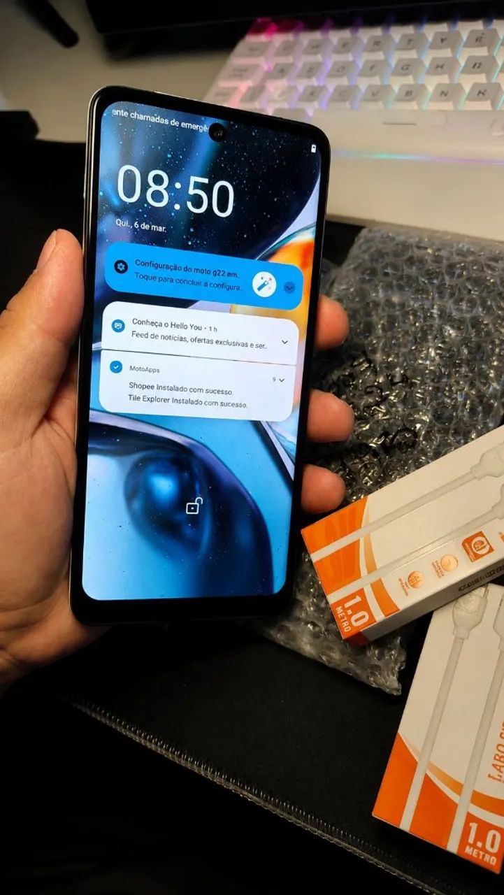 Moto G22 na Garantia! 