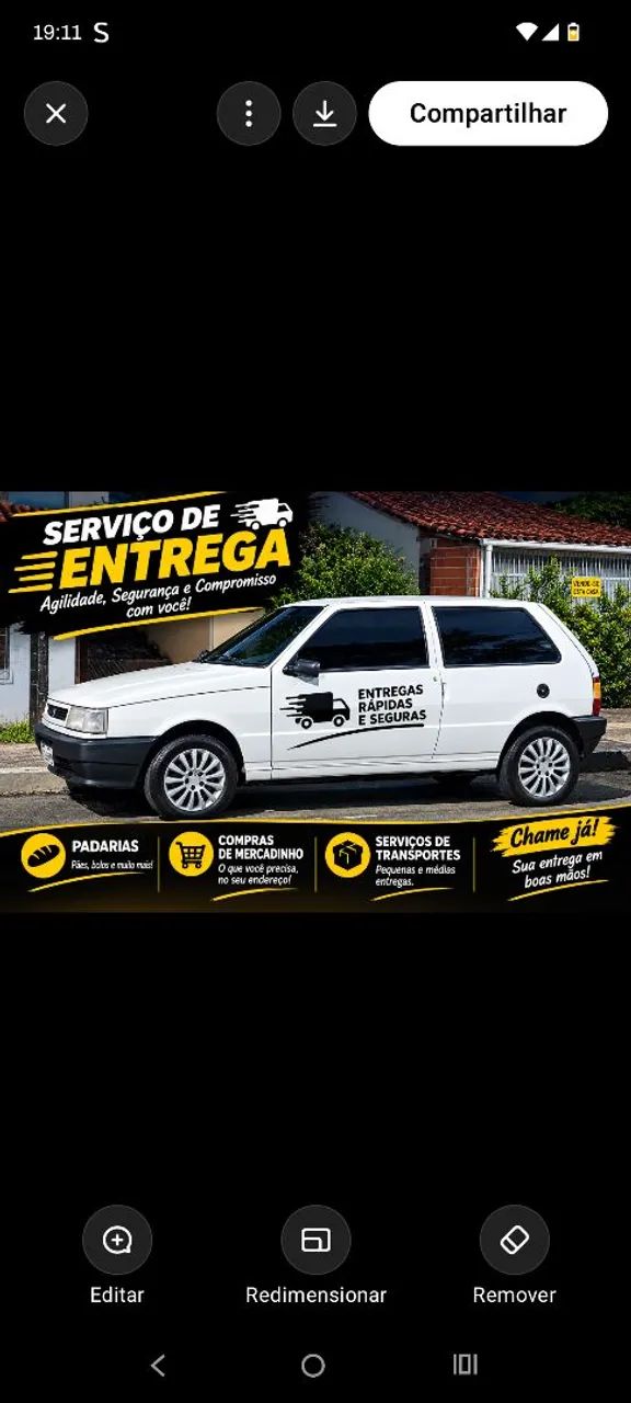 Serviço de entregas 