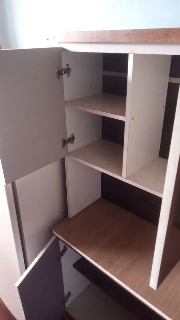 Armário Multiuso com Portas e Nichos simples mais funcional bom para começar ou para guard - Foto 3