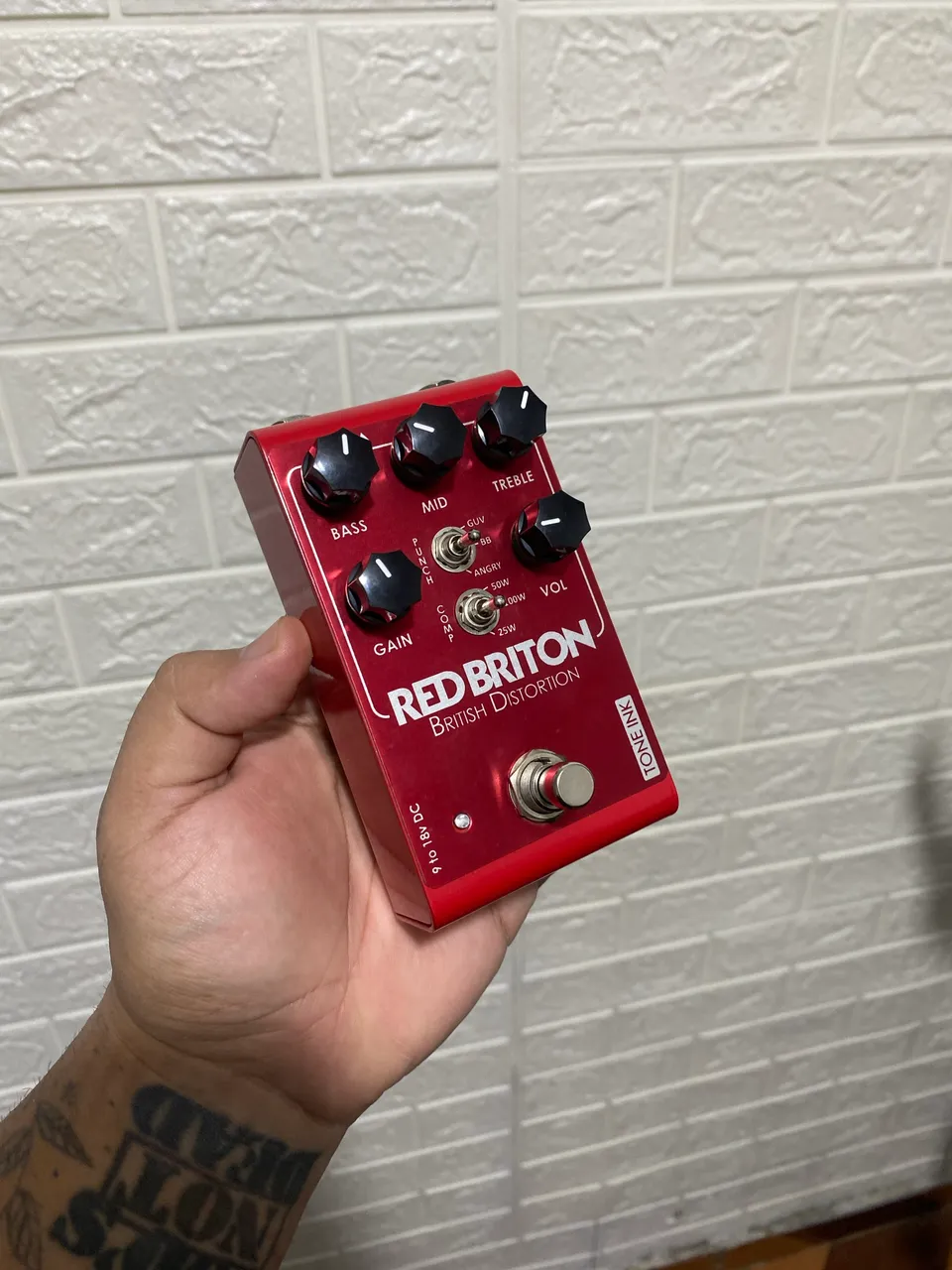 Pedal guitarra tone ink Red Briton British Distortion /ñ boss mxr
