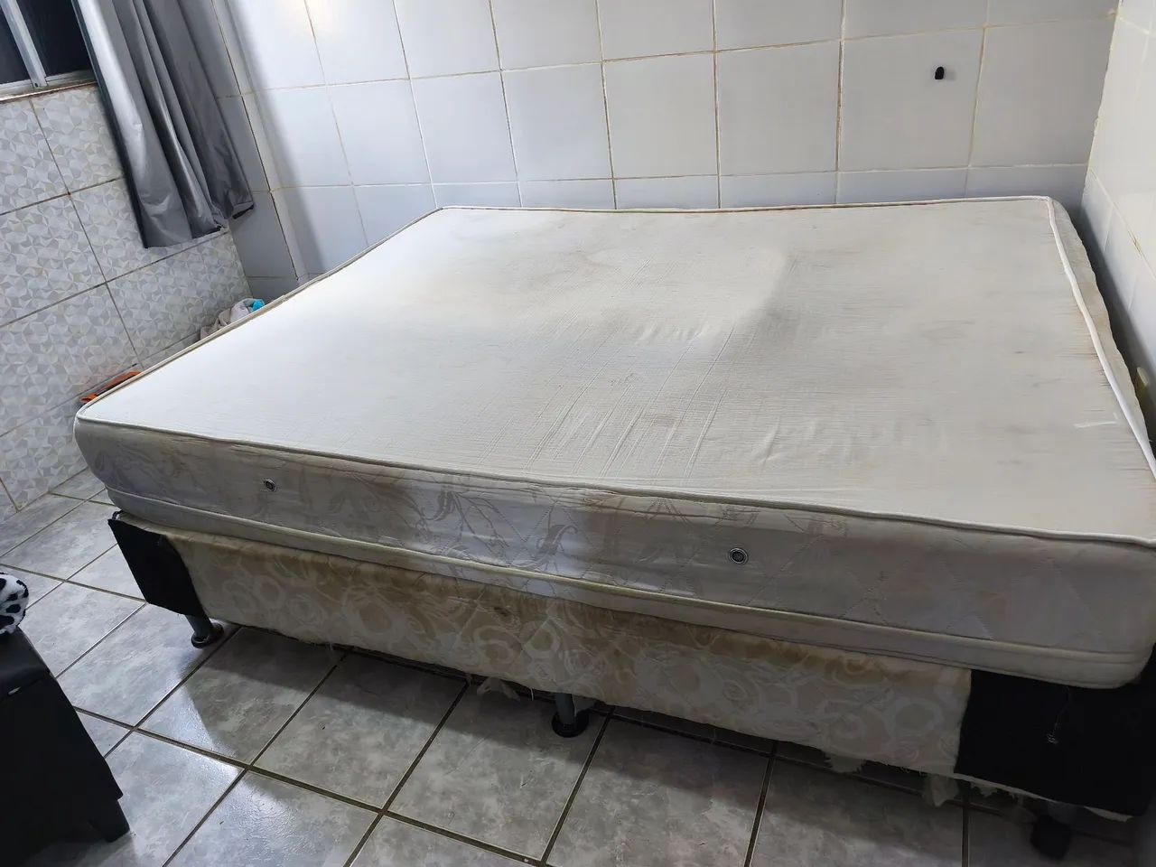 Cama Queen - doação.  - Foto 4