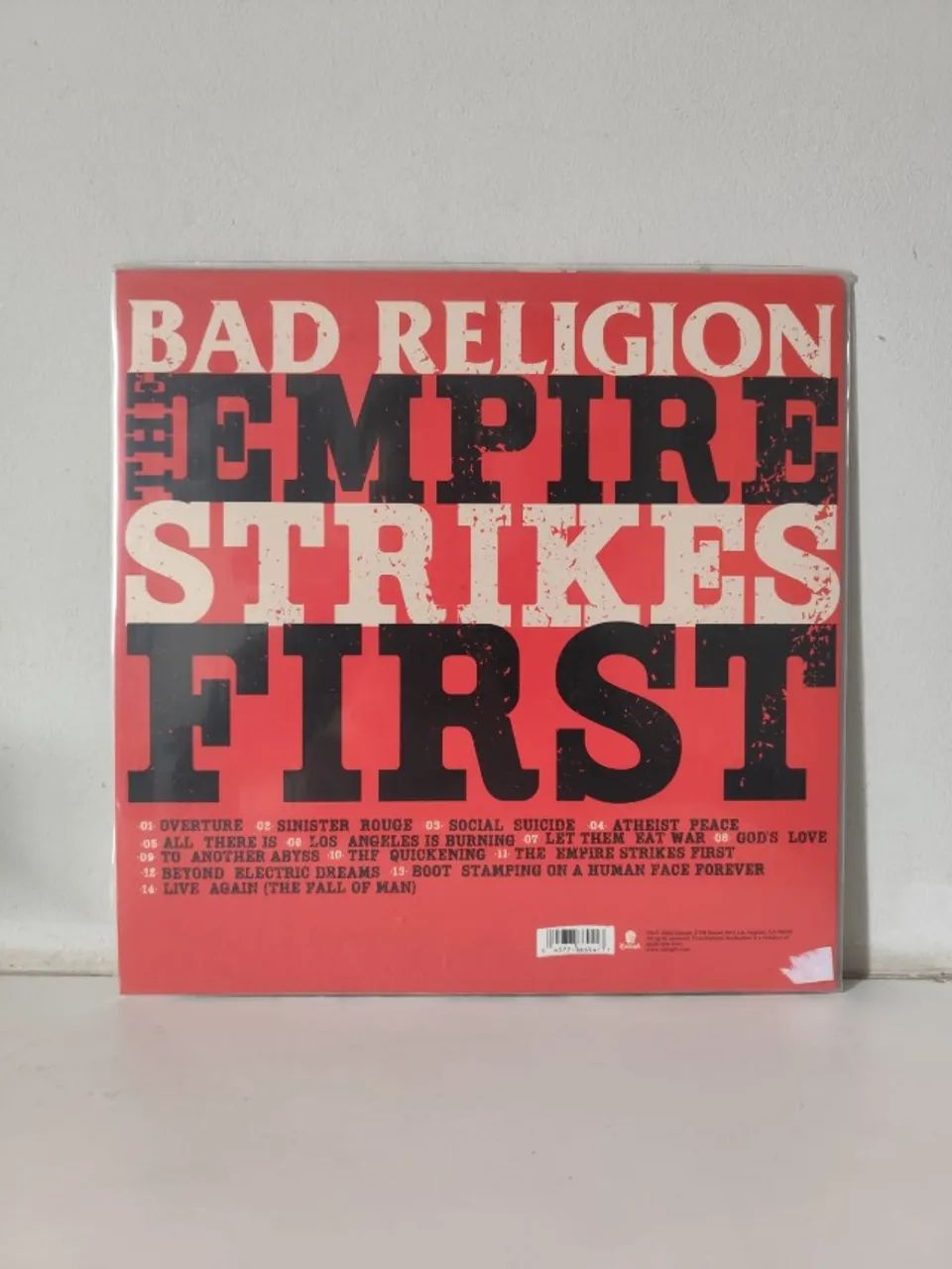 LP Disco de Vinil Bad Religion - The Empire Strikes First (2019) Importado - Foto 2