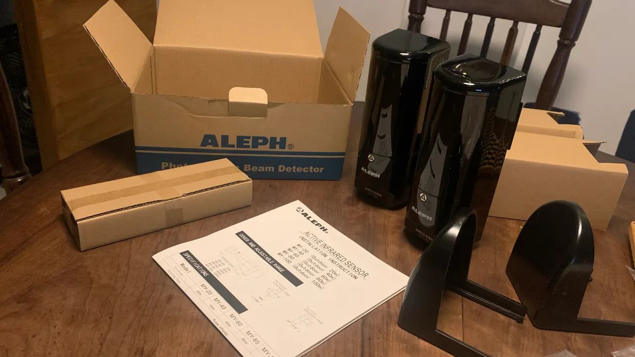 Sensor De Barreira Aleph Unicorn MY-40 - Novo Na Caixa Com Manual