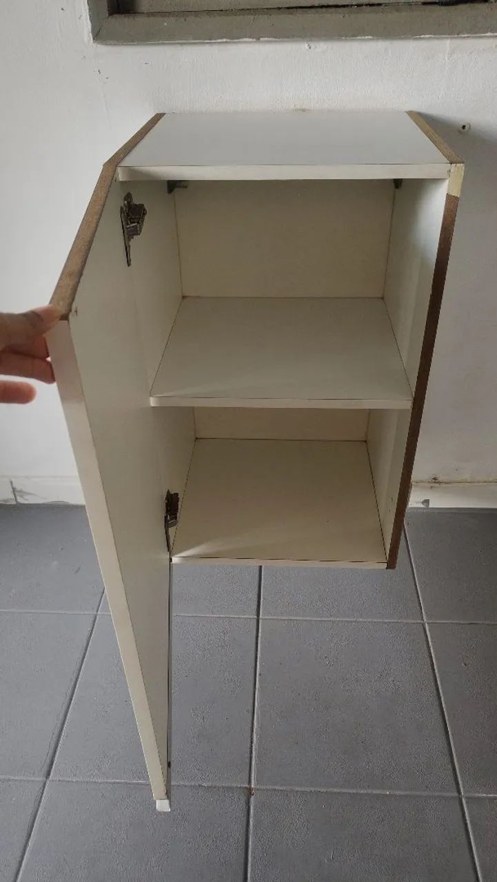 Par de Armários Baixos / Balcões Modulares Brancos  - Foto 2