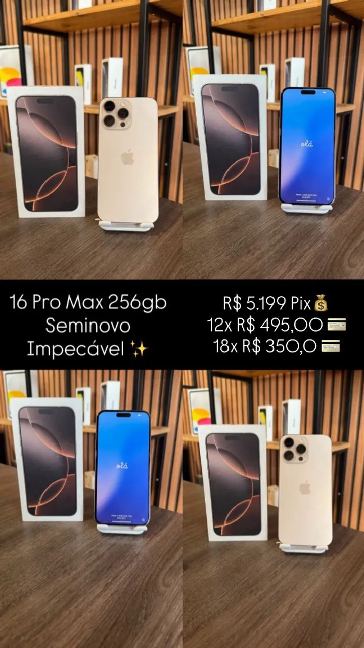 16 Pro Max 256gb - Seminovo, Garantia 6 meses - Foto 2