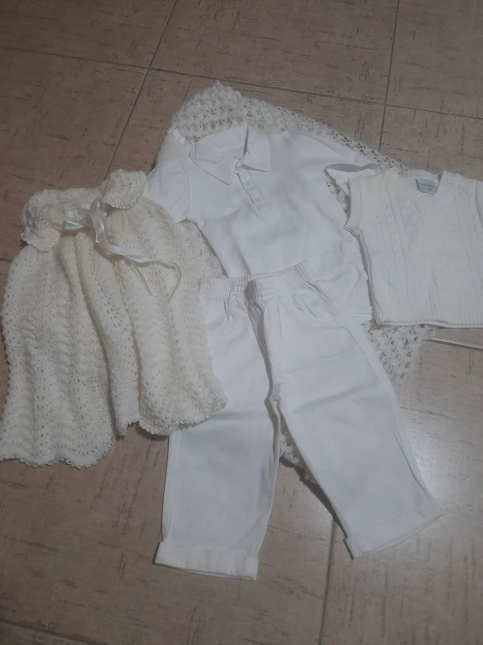 Roupa Bebê Batizado Menino RN