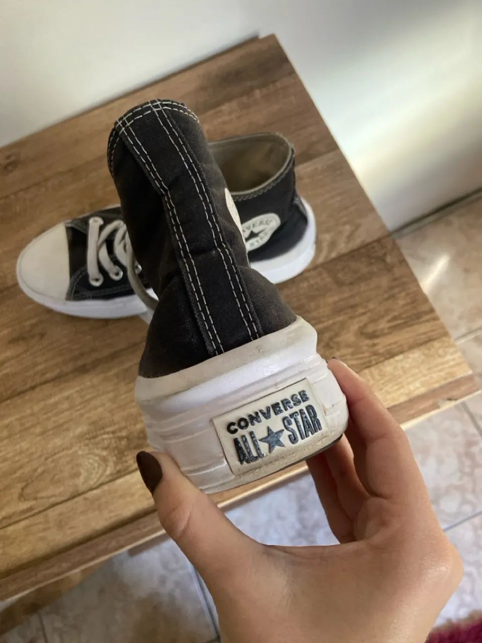 All star chuck Taylor plataforma preto  - Foto 3