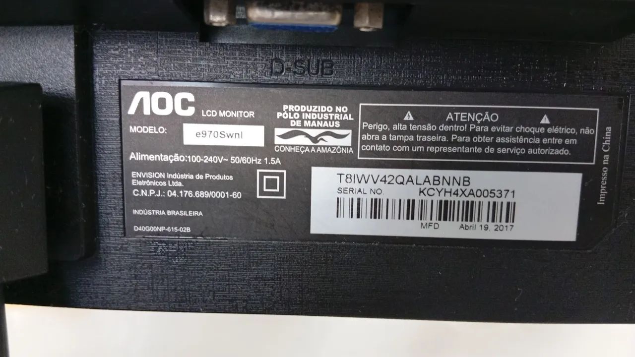 Monitor 19' AOC  - Foto 5