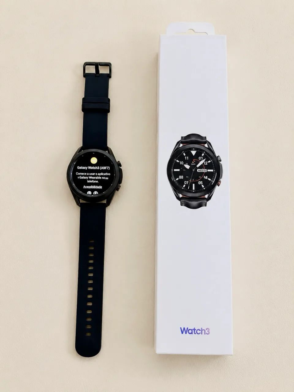 Samsung Galaxy Watch3 45mm Completo + Caixa Original