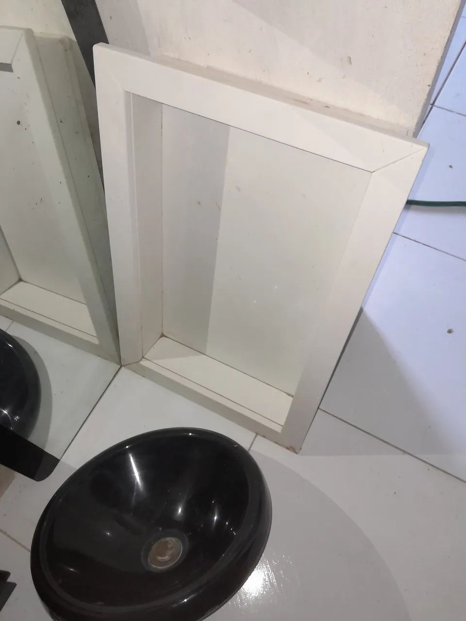 Conjunto de vidro e mármore pra banheiro  - Foto 3