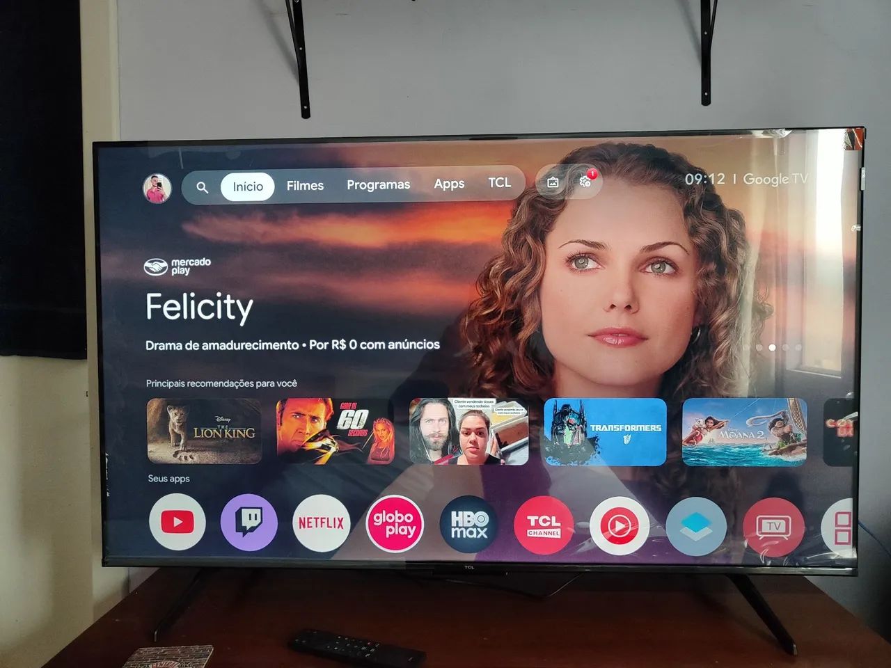 SmarTV TCL 50" QLED P7K