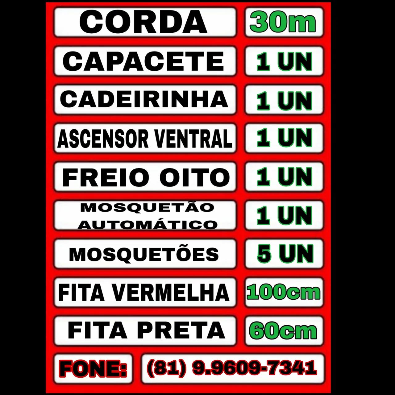 Equipamentos de rapel novos!!!  - Foto 2