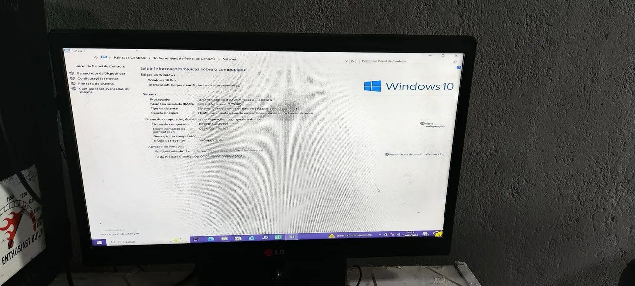 vendo computador completo + mesa, ou (TROCO POR NOTEBOOK) - Foto 5