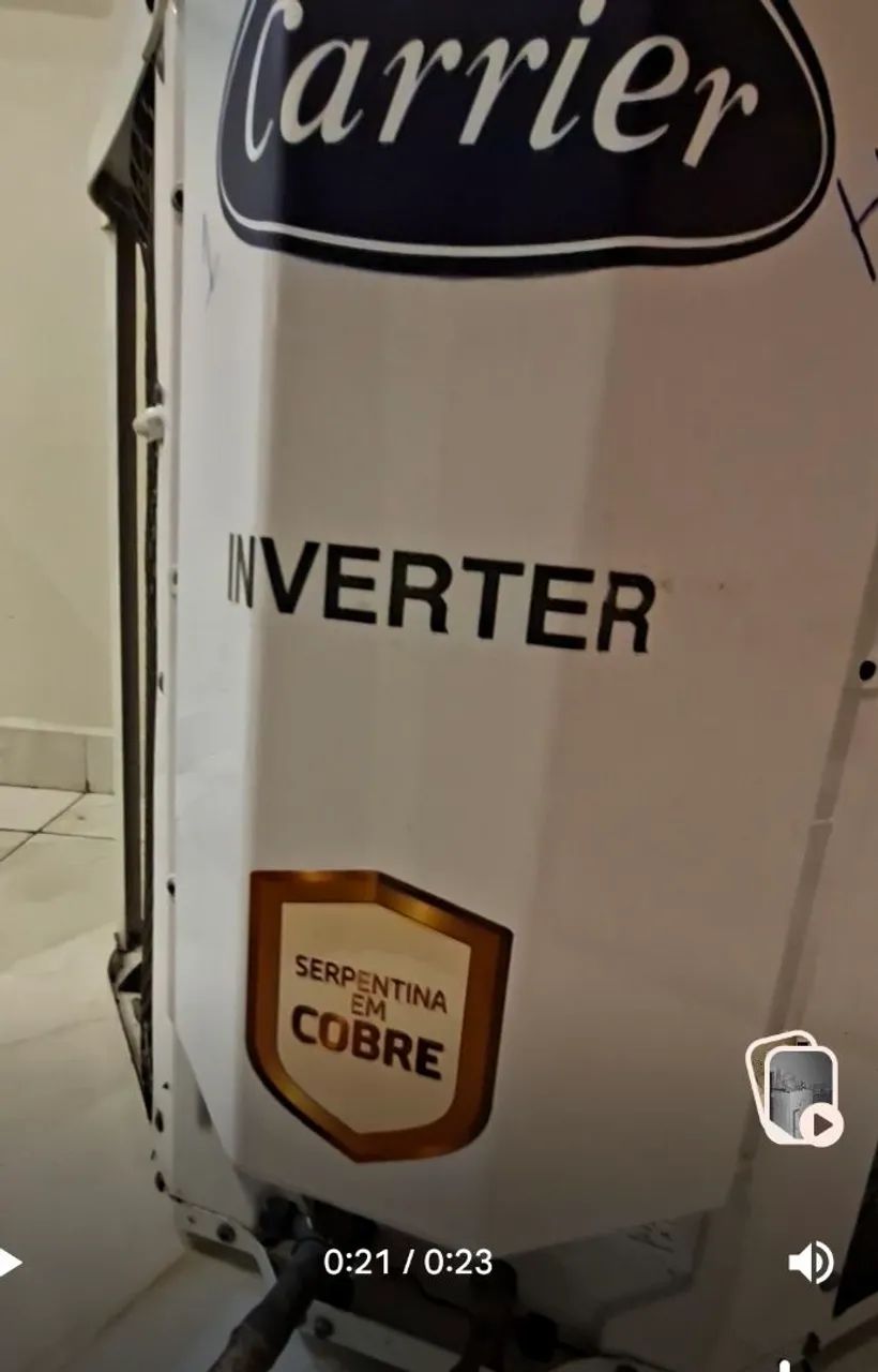 AR-CONDICIONADO CARRIER PISO TETO INVERTER 36.000 BTUS - SEMINOVO - Foto 3