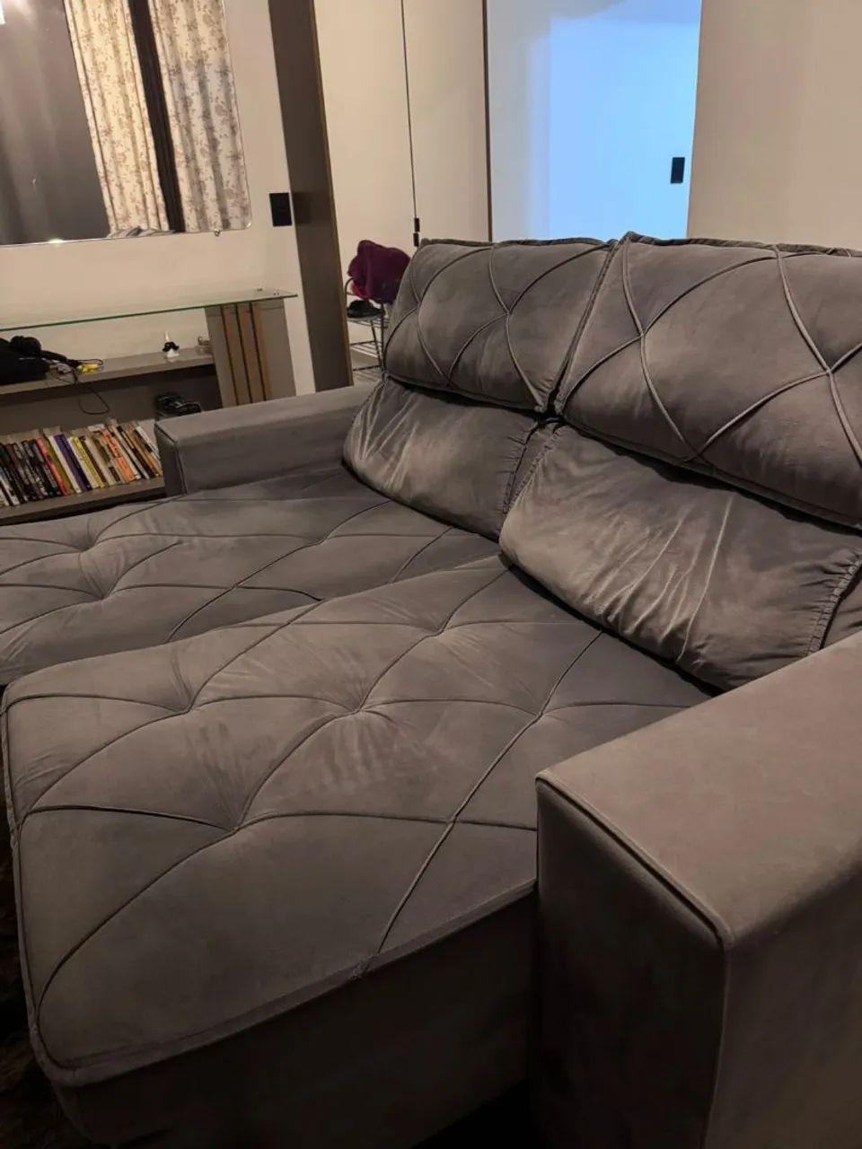 SOFA RETRÁTIL EM MOLAS ENSACADAS  - Foto 4