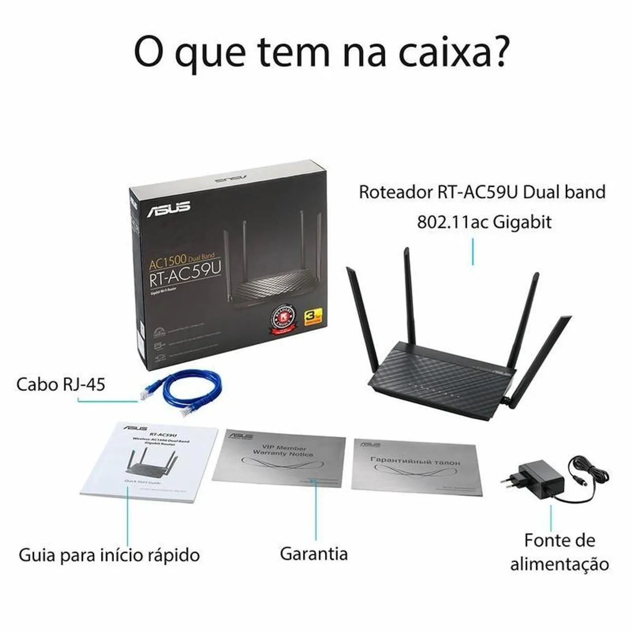 Roteador Asus RT-AC59U - Foto 5