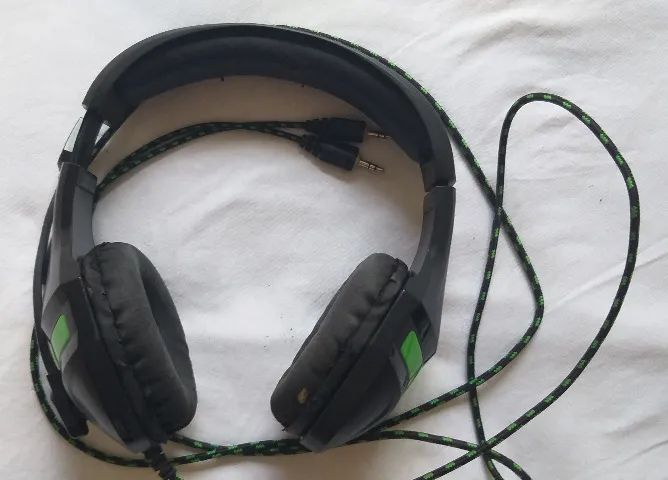 Fone de ouvido, headset gamer, (com defeito), multilaser, modelo warrior, cor preto - Foto 3