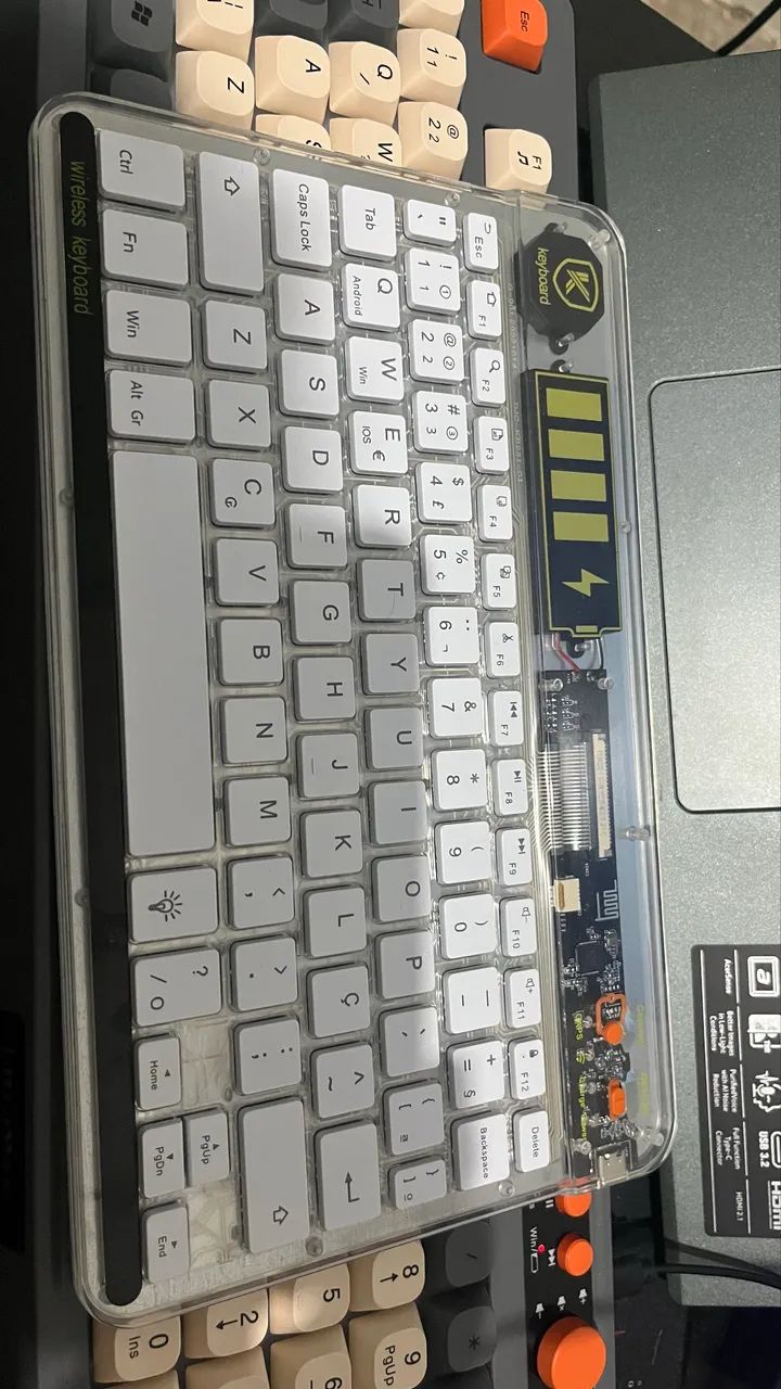 teclado e mouse sem fio via bluetooth  - Foto 4