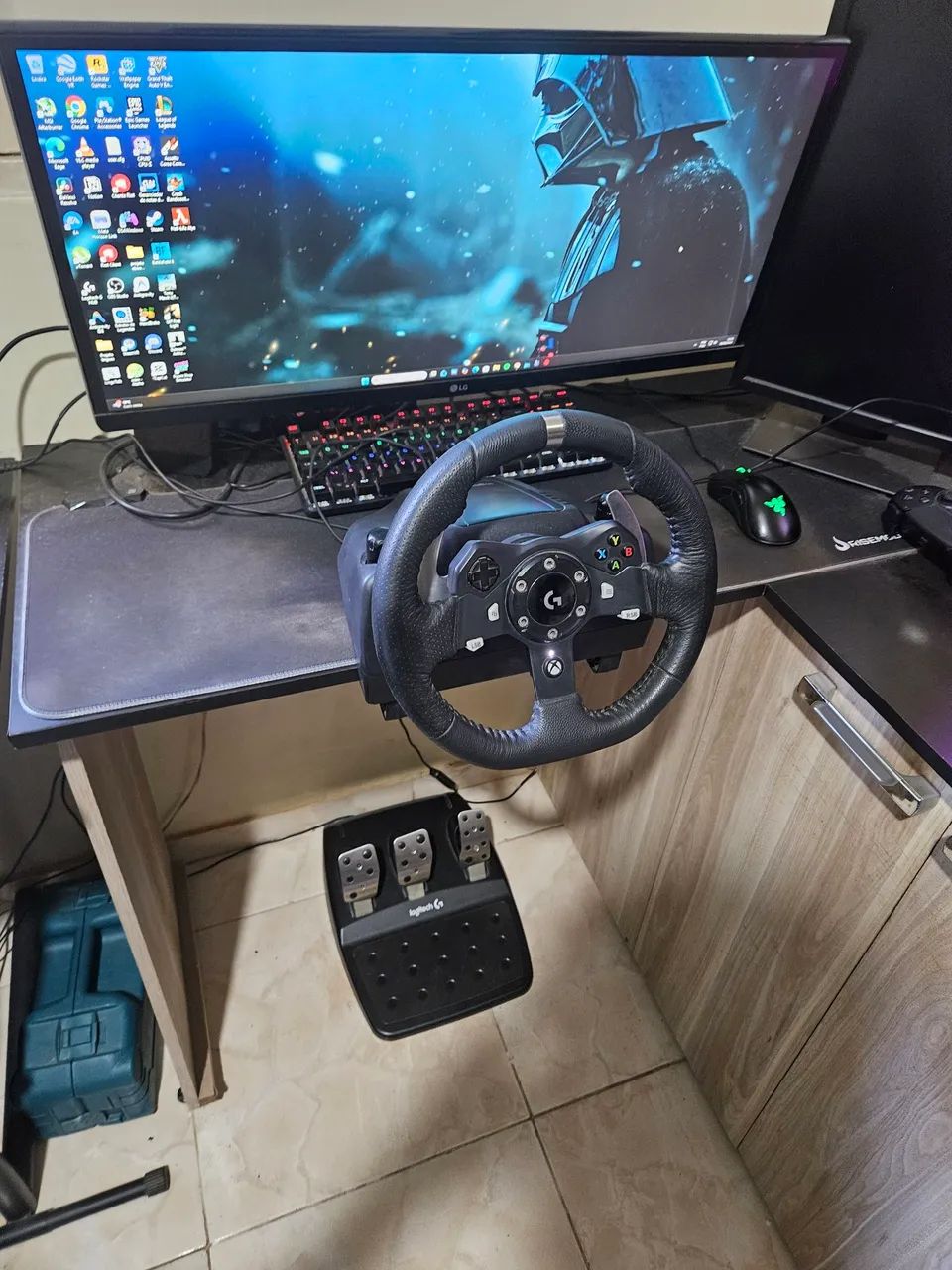 Volante logitech G920, PC e Xbox - Foto 3