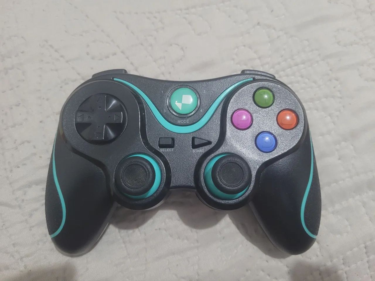 Controle Joystick Bluetooth + suporte para Celular Tablet Android 