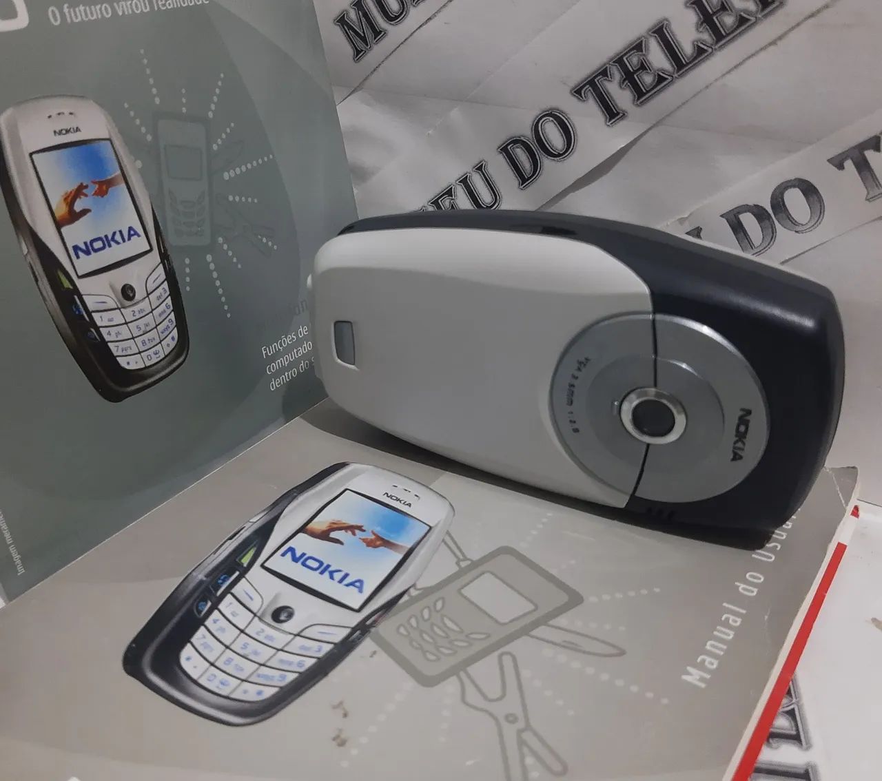 Nokia 6600 celular antigo RELIQUIA na caixa completo  - Foto 3