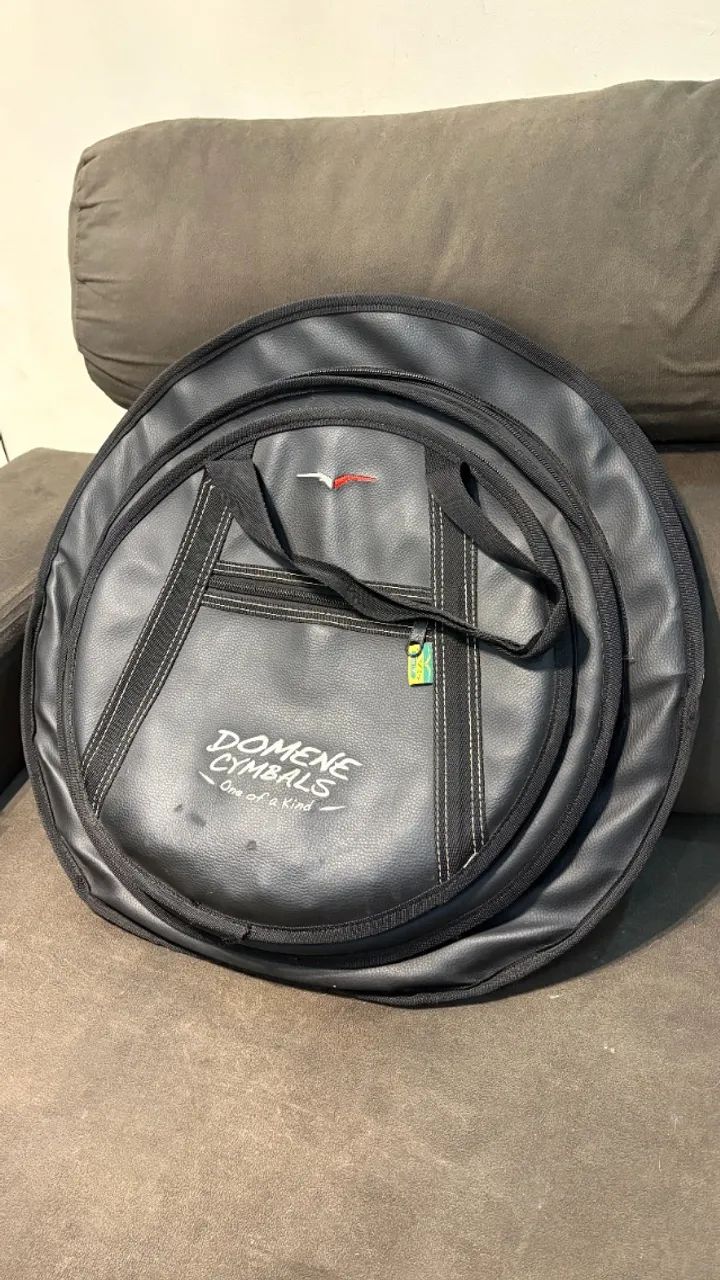 Bag Prato Bateria DOMENE Almofadado Super Luxo ATÉ 24 POLEGADAS - Foto 3
