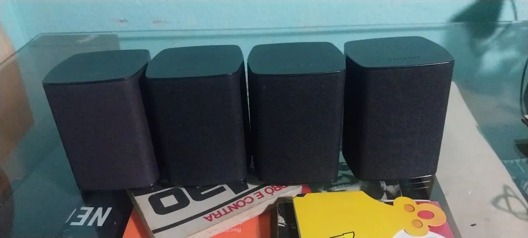 4 caixas de som sansung