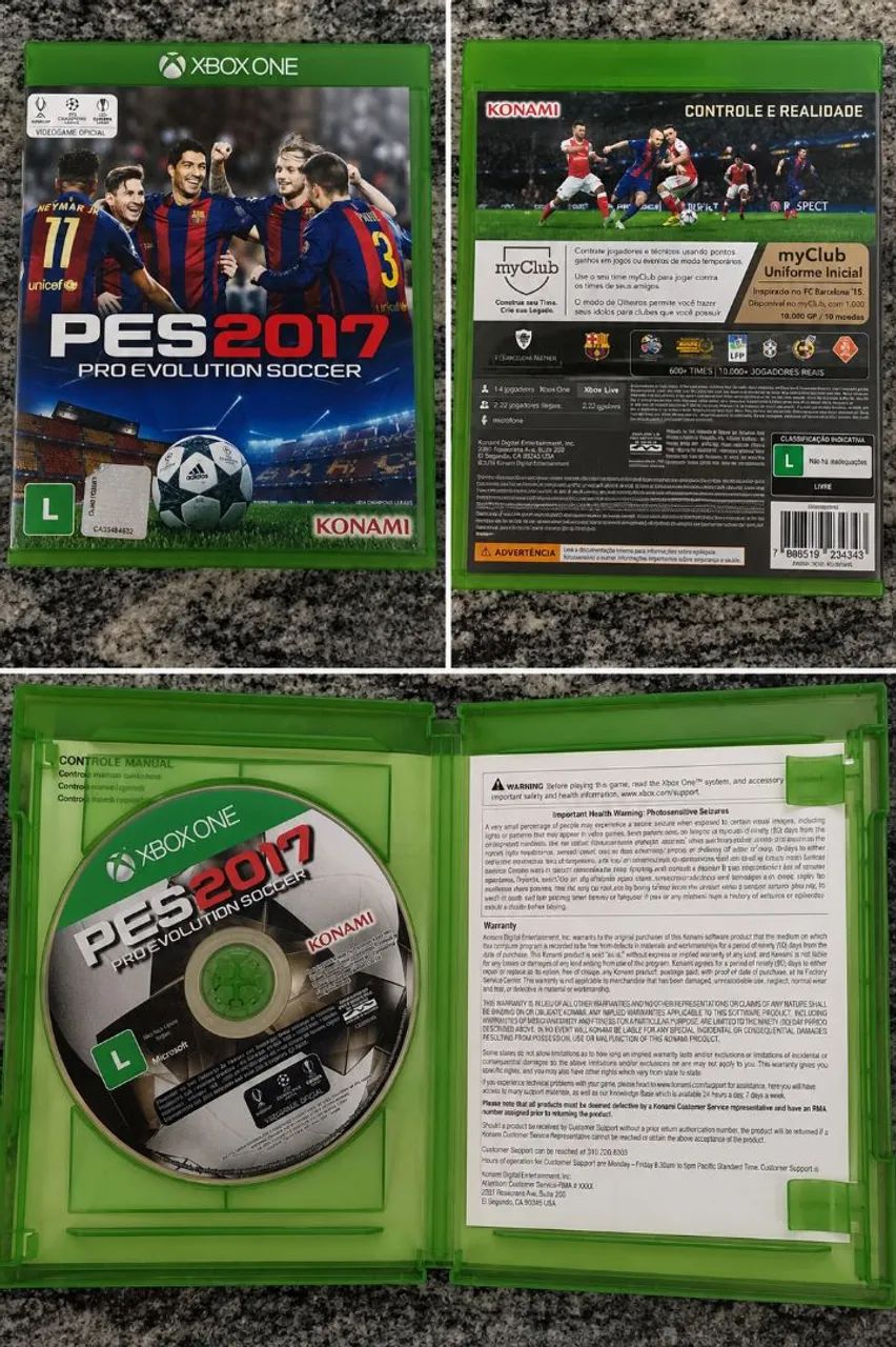 PES 2017( Xbox one) original