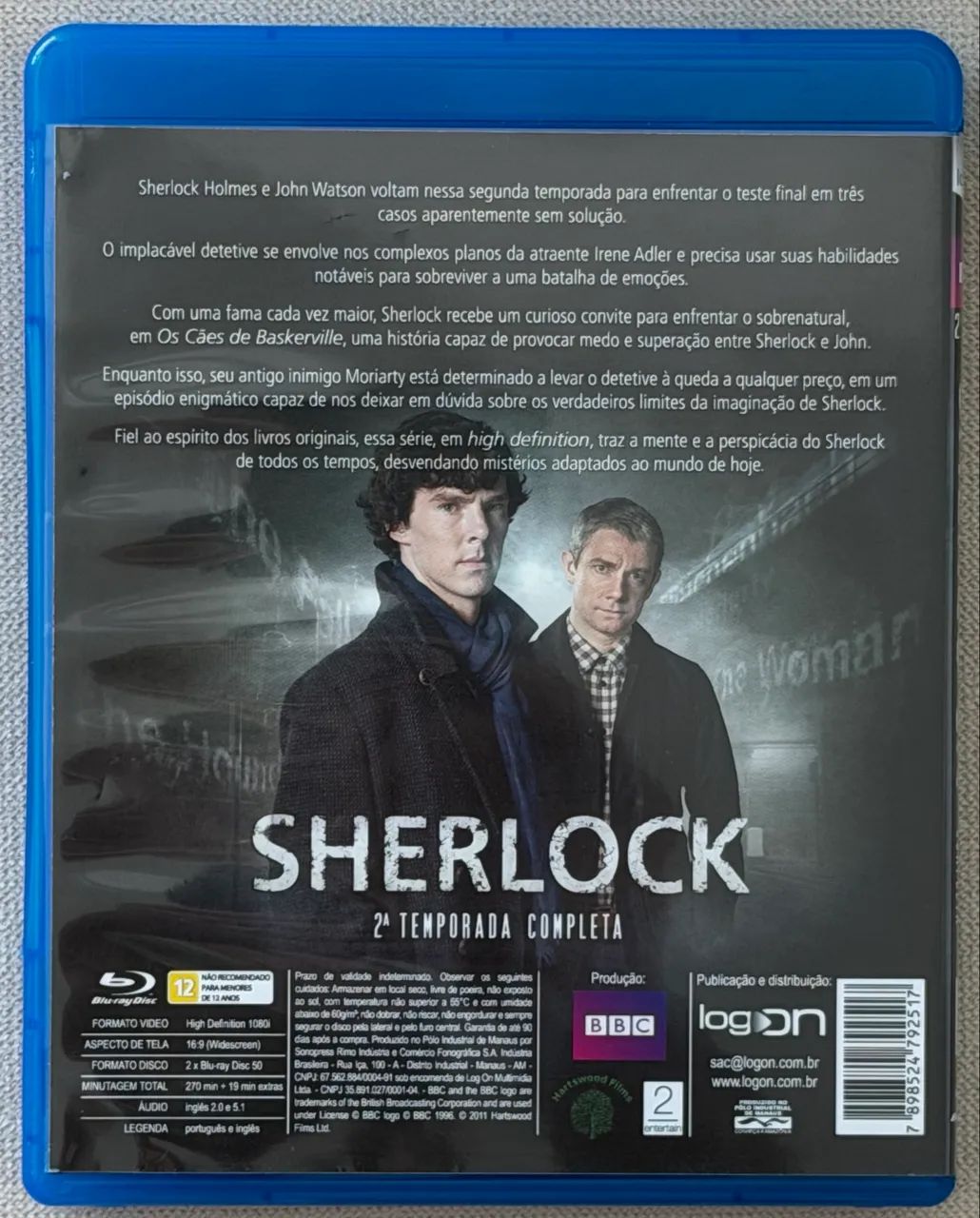 Blu-Ray Sherlock 2ª temporada (2 discos) - Foto 2