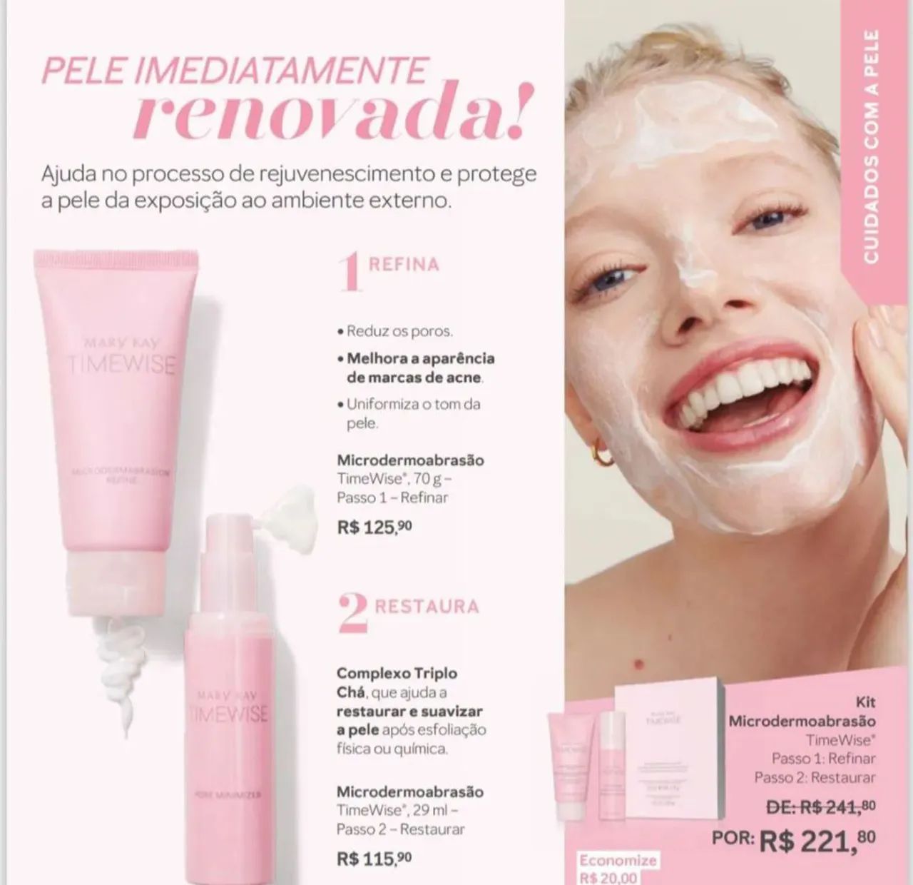Kit microdermoabrasão Mary Kay 