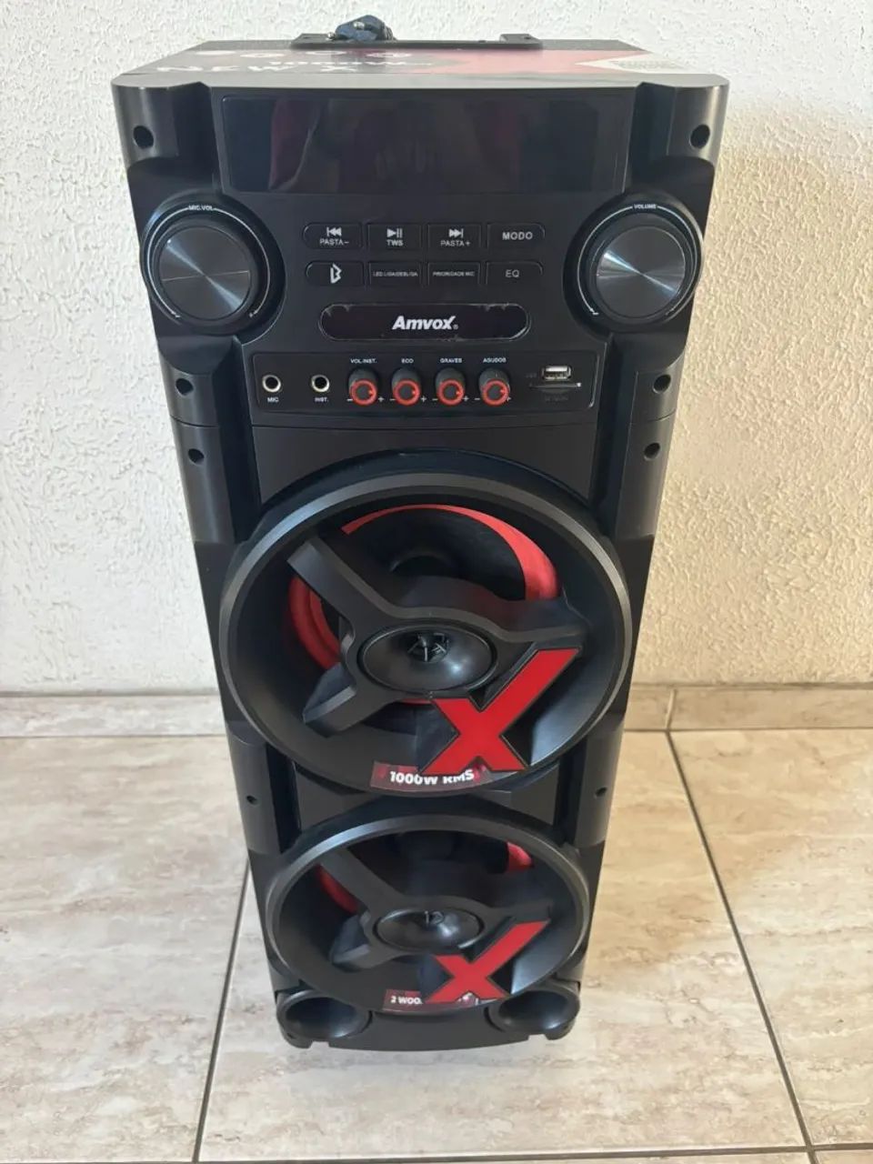 Caixa de som Amvox 1000w Rms - Foto 2