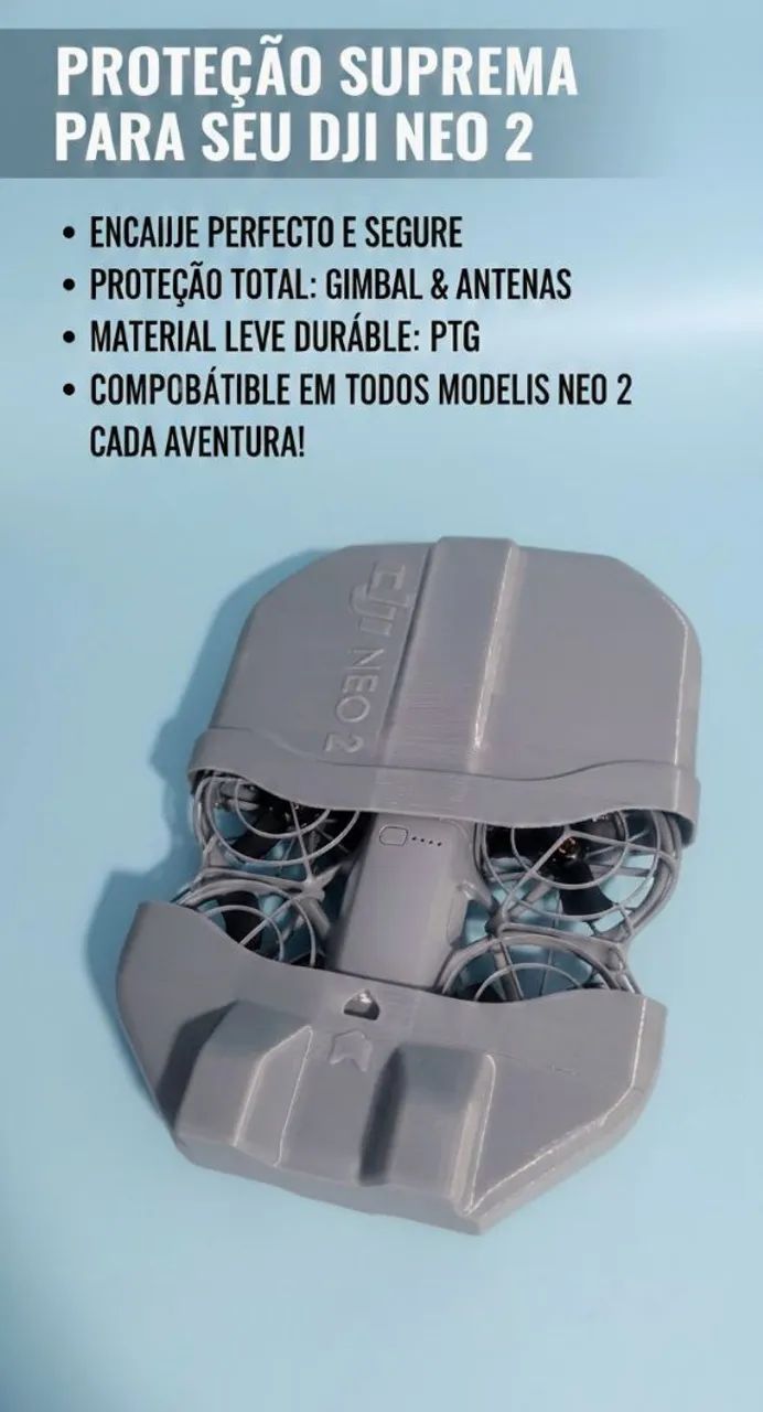 Dji Neo 2 / Case Com Espaço Para Proteção Da Antena