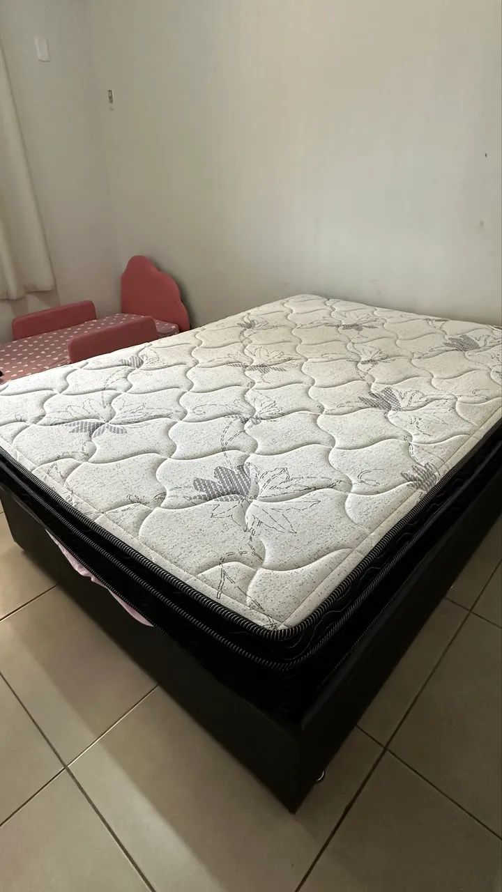 Conjunto cama box baú casal - Foto 3