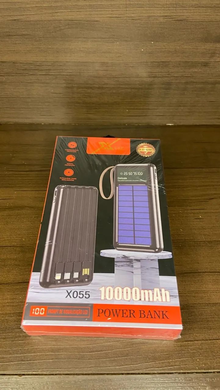POWER BANK COM PAINEL SOLAR - Foto 5