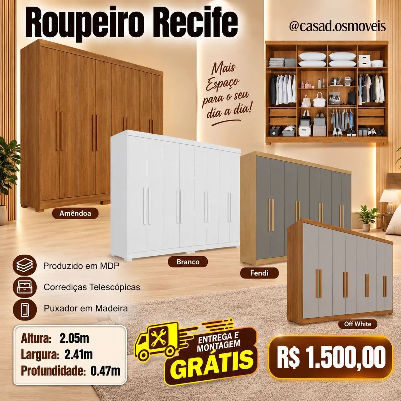 Guarda roupa Recife 